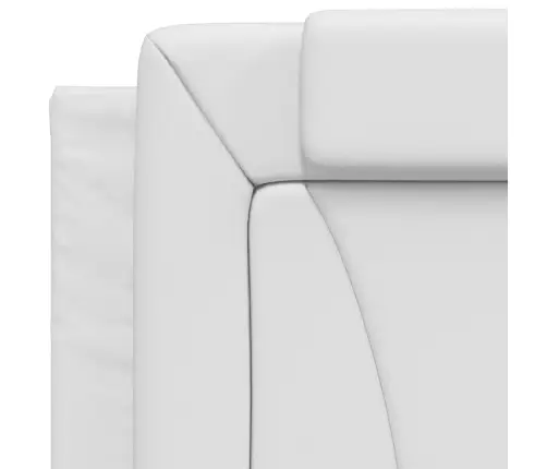 Gulta Ar Matraci, Balta, 80X200 Cm, Mākslīgā Āda Vidaxl