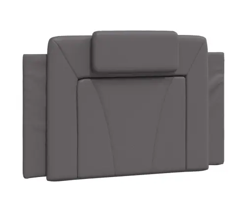 Lova, Viana, Su Čiužiniu, Pilkos Spalvos, 90X200cm Dirbtinė Oda