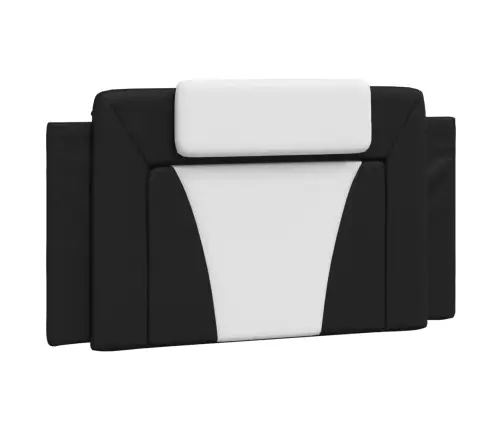 Voodi Viana Koos Madratsiga, Must Ja Valge, 100X200, Kunstnahk