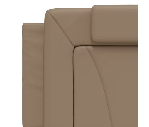 Voodi Viana Madratsiga, Cappuccino, 160X200 cm Kunstnahk