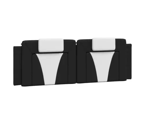 Lova, Viana, Su Čiužiniu, Juoda Ir Balta, 160X200cm Dirbtinė Oda