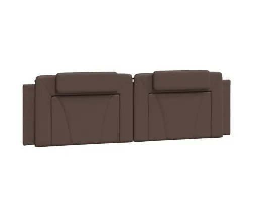 Gulta, Viana, Ar Matraci, Brūna, 180X200 Cm, Mākslīgā Āda Vidaxl