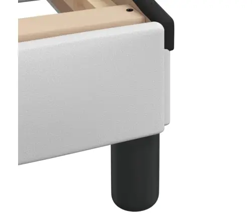 Lova, Viana, Su Čiužiniu, Balta Ir Juoda, 180X200cm Dirbtinė Oda