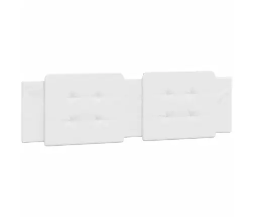 Gulta Ar Matraci, Balta, 180X200 Cm, Mākslīgā Āda Vidaxl