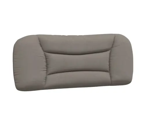 Gultas Rāmis Ar Led Bez Matrača, Pelēkbrūns, 100X200 Cm, Audums Vidaxl