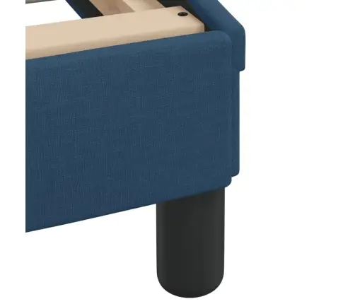 Gultas Rāmis Ar Led, Zils, 160X200 Cm, Audums Vidaxl Gultas Rāmis Ar Led, Zils, 160X200 Cm, Audums Vidaxl