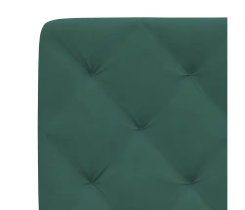 Gultas Rāmis Ar Led, Tumši Zaļš Samts, 180X200 Cm Vidaxl