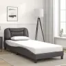 Lovos Rėmas Su Led Be Čiužinio, Hvar, Pilkos Spalvos, 80X200Cm