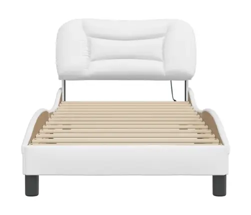 Voodiraam Led-Iga Ilma Madratsita Hvar, Valge, 90 X 200 Cm