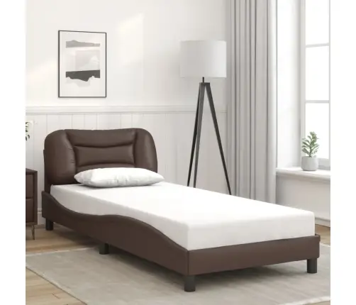 Voodiraam Led-Iga Ilma Madratsita Hvar, Pruun, 90 X 200 Cm