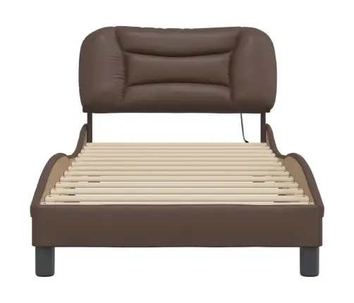 Voodiraam Led-Iga Ilma Madratsita Hvar, Pruun, 90 X 200 Cm