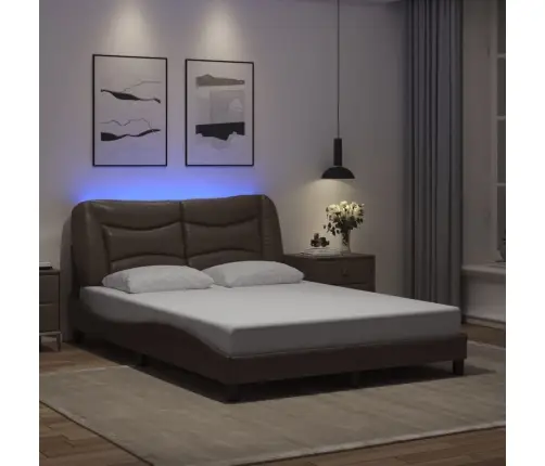 Voodiraam Led-Iga Ilma Madratsita Hvar, Pruun, 120 X 200 Cm