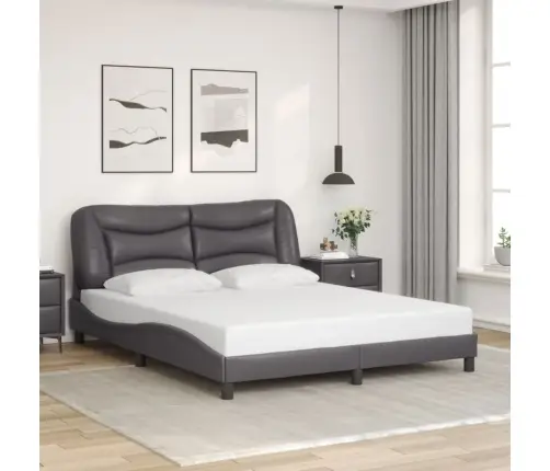 Lovos Rėmas Su Led Be Čiužinio, Hvar, Pilkos Spalvos, 160X200Cm