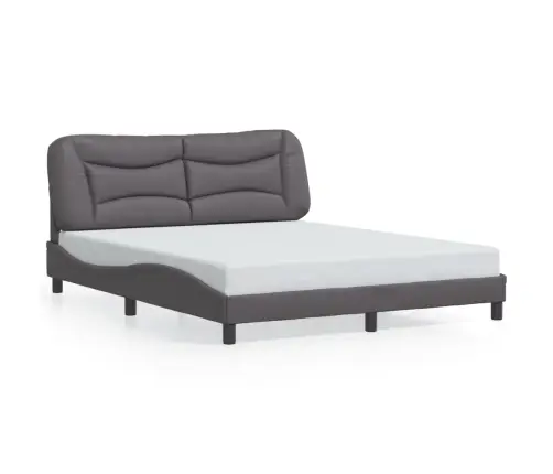 Lovos Rėmas Su Led Be Čiužinio, Hvar, Pilkos Spalvos, 160X200Cm