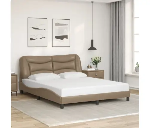 Lovos Rėmas Su Led Be Čiužinio, Hvar, Kapučino Spalvos, 160X200Cm
