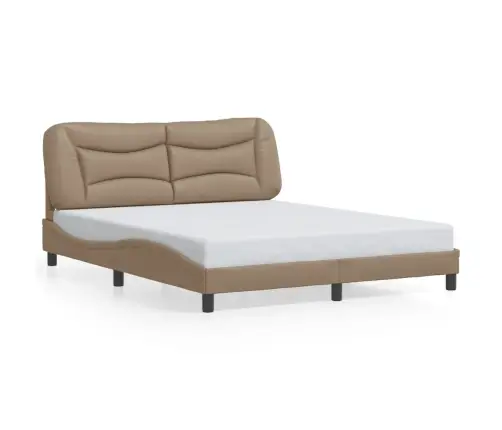 Lovos Rėmas Su Led Be Čiužinio, Hvar, Kapučino Spalvos, 160X200Cm