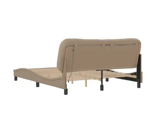 Lovos Rėmas Su Led Be Čiužinio, Hvar, Kapučino Spalvos, 160X200Cm