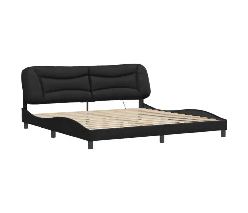 Voodiraam Led-Iga Ilma Madratsita Hvar, Must, 200 X 200 Cm