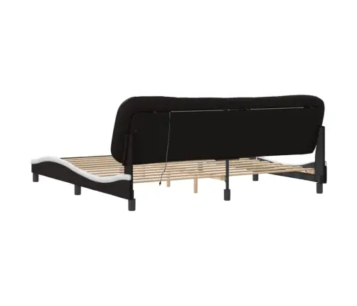 Voodiraam Led-Iga Ilma Madratsita Hvar, Must Ja Valge, 200X200 Cm