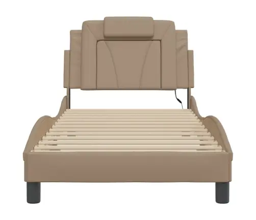 Voodiraam Viana Lediga Ilma Madratsita, Cappuccino, 80 X 200 Cm