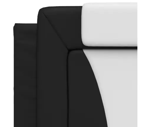 Lovos Rėmas, Viana, Su Led Be Čiužinio, Juodas Ir Baltas, 80X200Cm