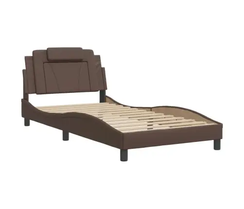 Lovos Rėmas, Viana, Su Led Be Čiužinio, Rudos Spalvos, 100X200Cm