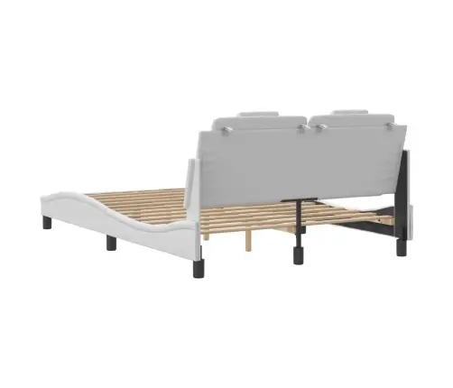 Voodiraam Viana Lediga Ilma Madratsita, Valge, 120 X 200 Cm