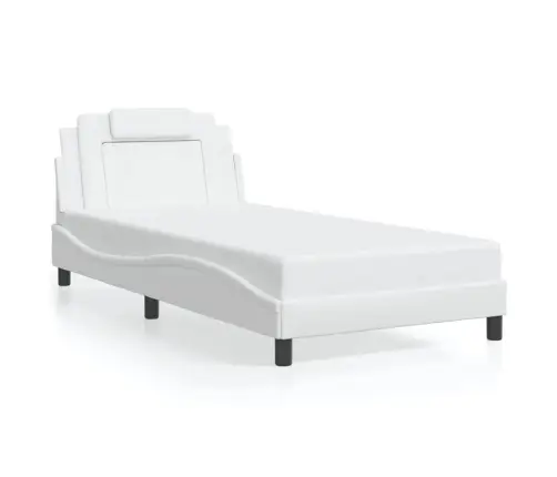 Gultas Rāmis, Viana, Ar Led Bez Matrača, Balts, 100X203 Cm Vidaxl