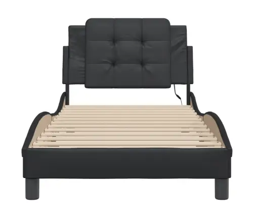 Lovos Rėmas Su Led Be Čiužinio, Zadar, Juodos Spalvos, 100X200Cm