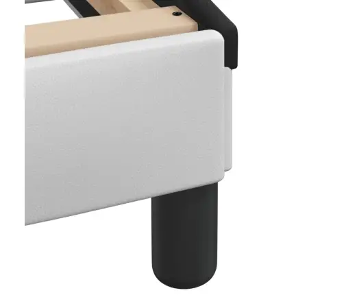 Lovos Rėmas Su Led Be Čiužinio, Zadar, Baltas Ir Juodas, 140X190Cm