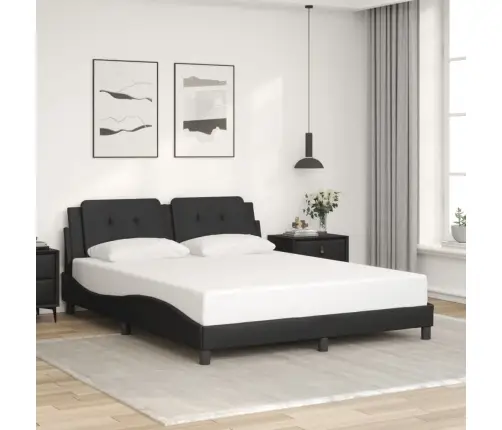 Lovos Rėmas Su Led Be Čiužinio, Zadar, Juodos Spalvos, 160X200Cm