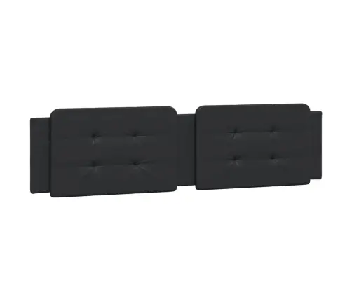 Gultas Rāmis Ar Led, Melns, 200X200 Cm, Mākslīgā Āda Vidaxl