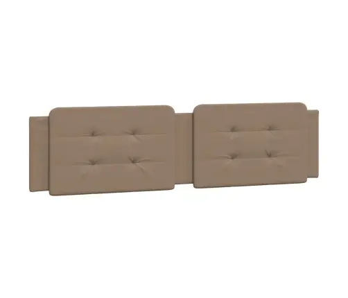 Gultas Rāmis Ar Led, Kapučīno, 200X200 Cm, Mākslīgā Āda Vidaxl