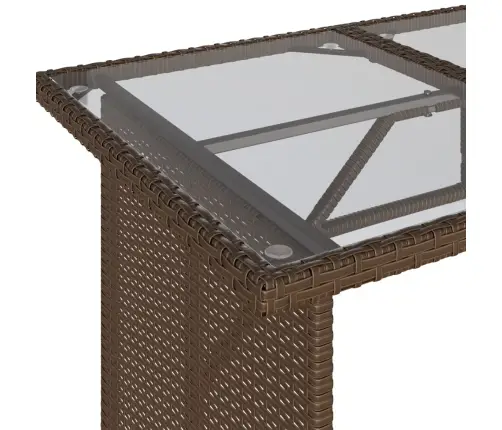 Sofos Komplektas Su Pagalvėlėmis, 6 Dalių, Rudas, Poliratanas