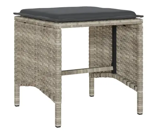 Sofos Komplektas Su Pagalvėlėmis, 6 Dalių, Pilkas, Poliratanas