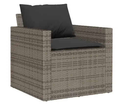 6-Osaline Aiadiivani Komplekt Patjadega, Hall, Polürotang