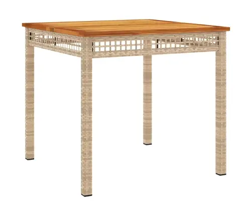 Sodo Komplektas Su Pagalvėlėmis, 3 Dalių, Smėlio, Poliratanas