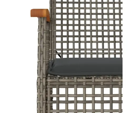 9-Daļīgs Dārza Mēbeļu Komplekts Ar Matračiem, Pe Rotangpalma Vidaxl