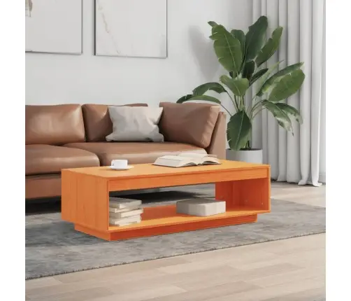 Kohvilaud, Vahapruun, 110X50X33,5 cm Täismännipuit Kohvilaud, Vahapruun, 110X50X33,5 cm Täismännipuit