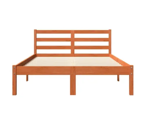Lovos Rėmas Be Čiužinio, Vaško Ruda, 140X200cm Pušis