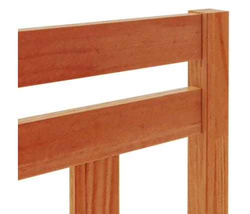 Galvgalis, Vaska Brūns, 100 Cm, Priedes Masīvkoks Vidaxl