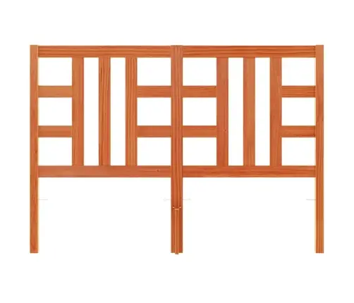 Galvgalis, Vaska Brūns, 135 Cm, Priedes Masīvkoks Vidaxl