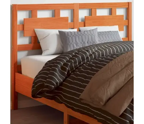 Galvgalis, Vaska Brūns, 135 Cm, Priedes Masīvkoks Vidaxl