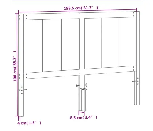 Galvūgalis, Vaško Rudos Spalvos, 150cm Pušies Medienos Masyvas