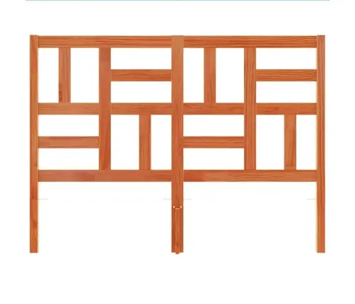 Galvgalis, Vaska Brūns, 150 Cm, Priedes Masīvkoks Vidaxl