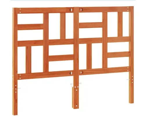 Galvgalis, Vaska Brūns, 150 Cm, Priedes Masīvkoks Vidaxl