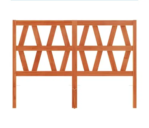 Galvgalis, Vaska Brūns, 160 Cm, Priedes Masīvkoks Vidaxl