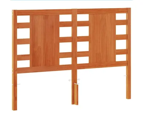 Galvgalis, Vaska Brūns, 135 Cm, Priedes Masīvkoks Vidaxl