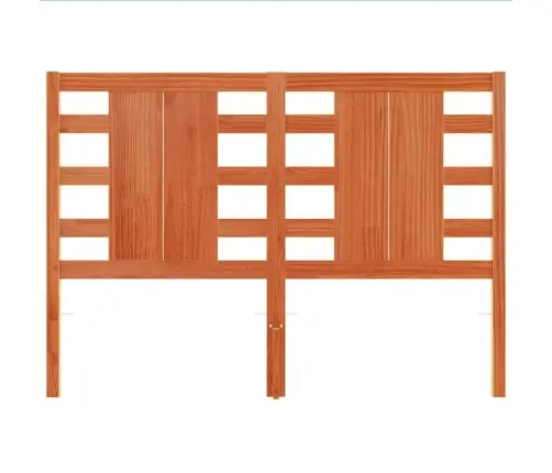 Galvgalis, Vaska Brūns, 135 Cm, Priedes Masīvkoks Vidaxl