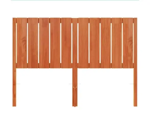 Galvgalis, Vaska Brūns, 135 Cm, Priedes Masīvkoks Vidaxl